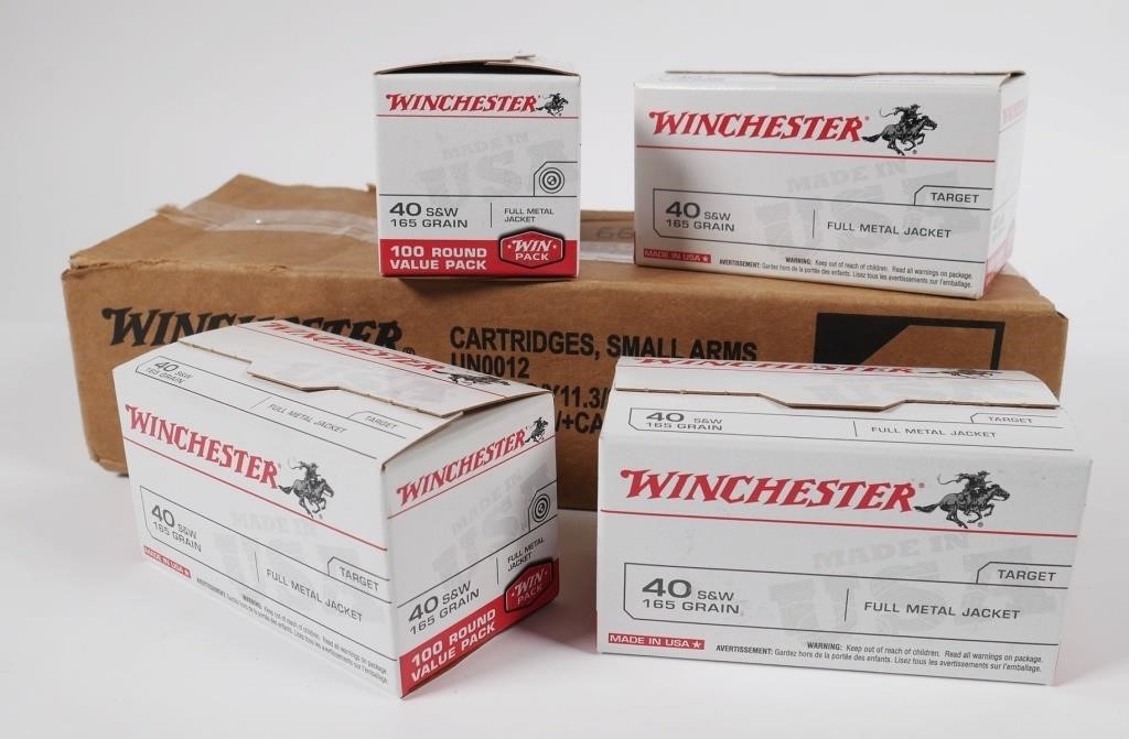 WINCHESTER .40 CALIBER S&W AMMO 400