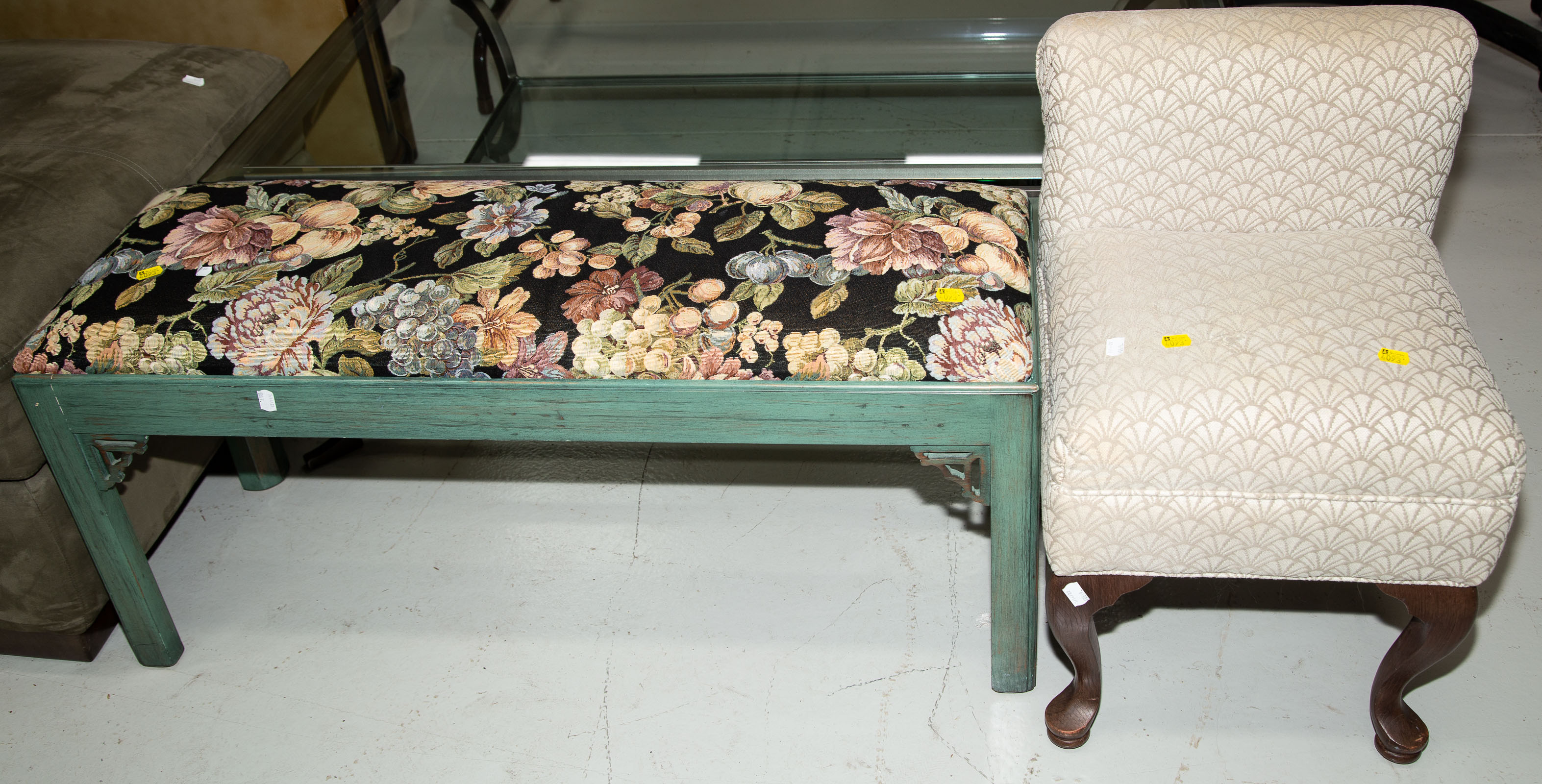 WINDOW BENCH; QUEEN ANNE STYLE