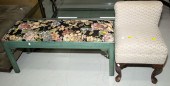 WINDOW BENCH; QUEEN ANNE STYLE