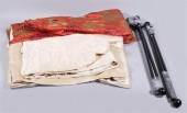 WINDOW DRAPES AND CURTAIN RODS