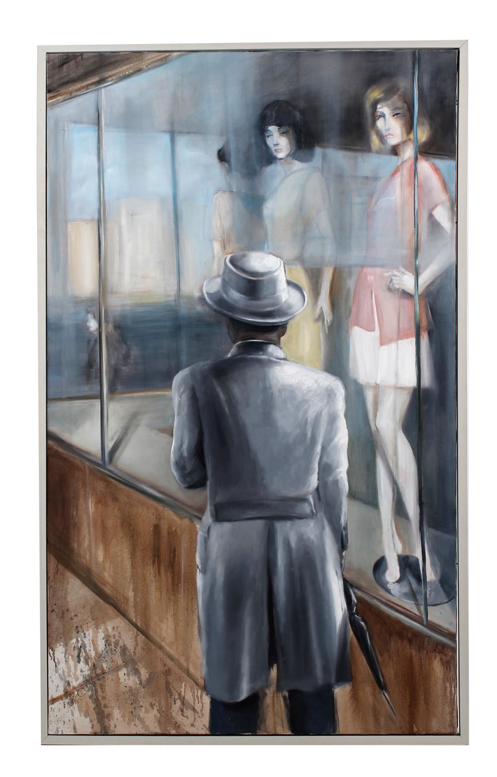 WINDOW SHOPPINGcirca 1996 oil on