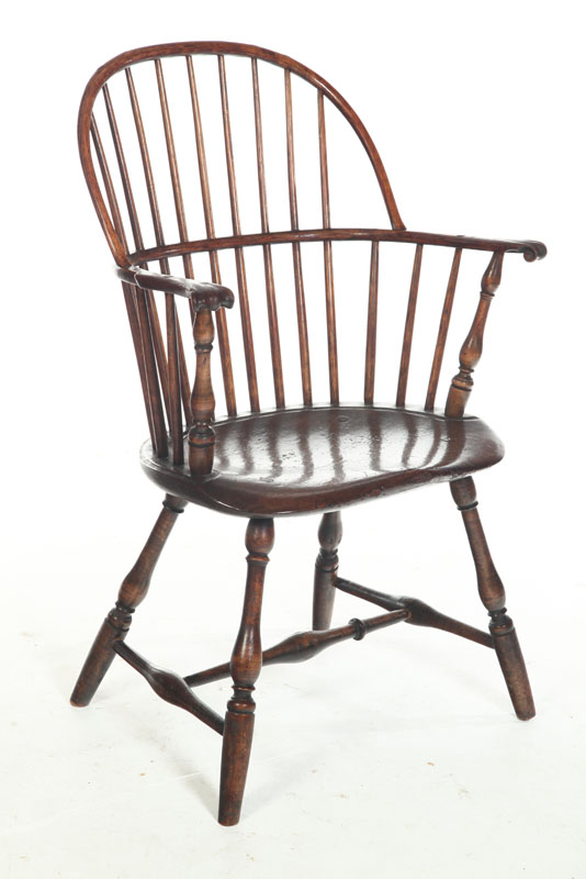 WINDSOR ARMCHAIR.  American.
