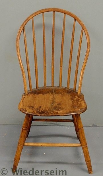 Windsor bamboo turned seven-spindle