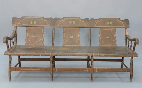 WINDSOR BENCH HAVING CARVED BACK