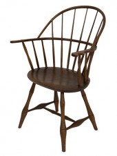 WINDSOR BOW BACK ARMCHAIR, HEI
