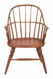WINDSOR BOW-BACK ARMCHAIR LATE
