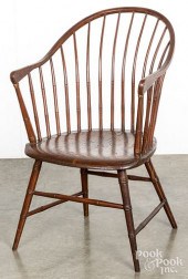 WINDSOR CHAIR, 19TH C., BRANDE