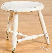 WINDSOR FOOT STOOL, 19TH C.Win