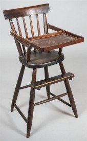 WINDSOR HIGH CHAIR, TOGETHER W