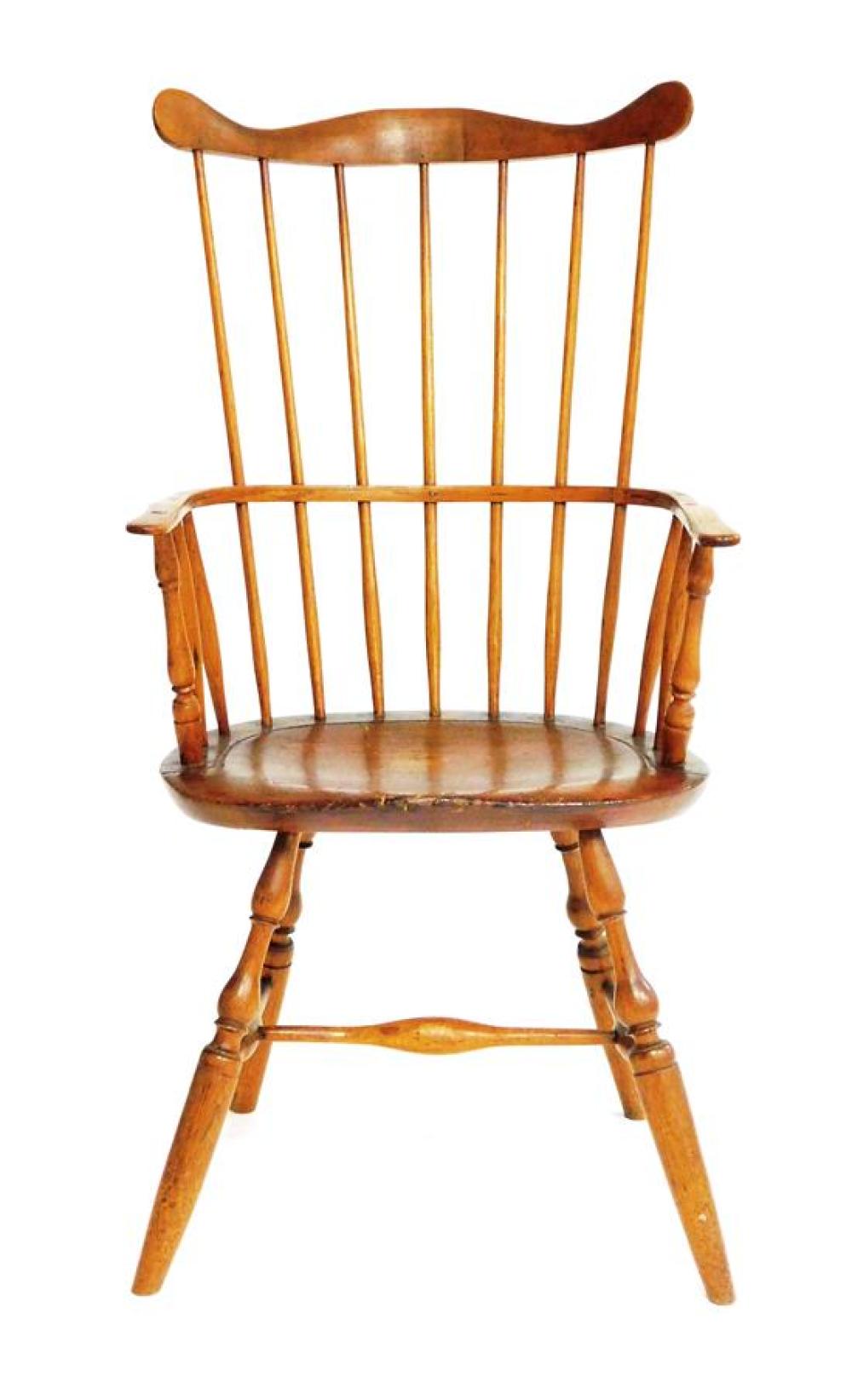 WINDSOR HIGH COMB BACK ARMCHAIR,