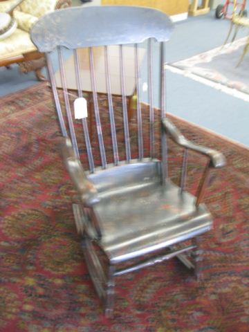 Windsor Rocker grain printed