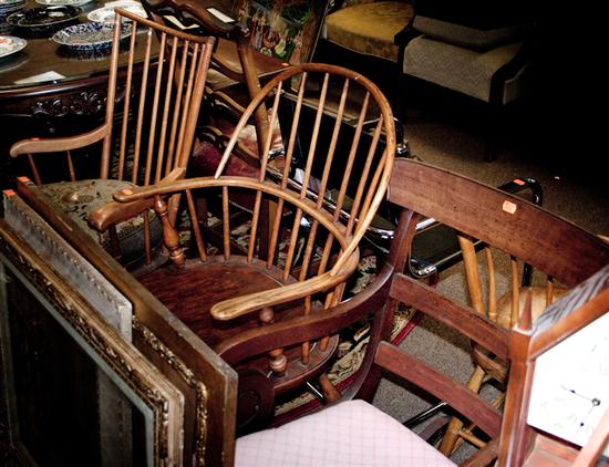 Windsor rocking chair sack-back