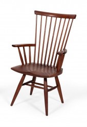 WINDSOR-STYLE ARMCHAIR BY ROBE