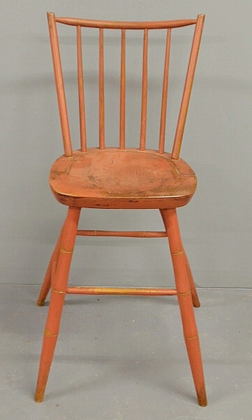 Windsor style salmon painted