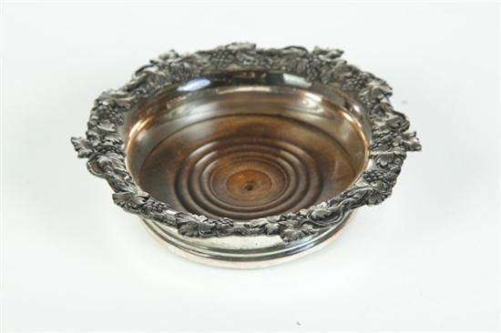 WINE BOTTLE COASTER.  English  19th