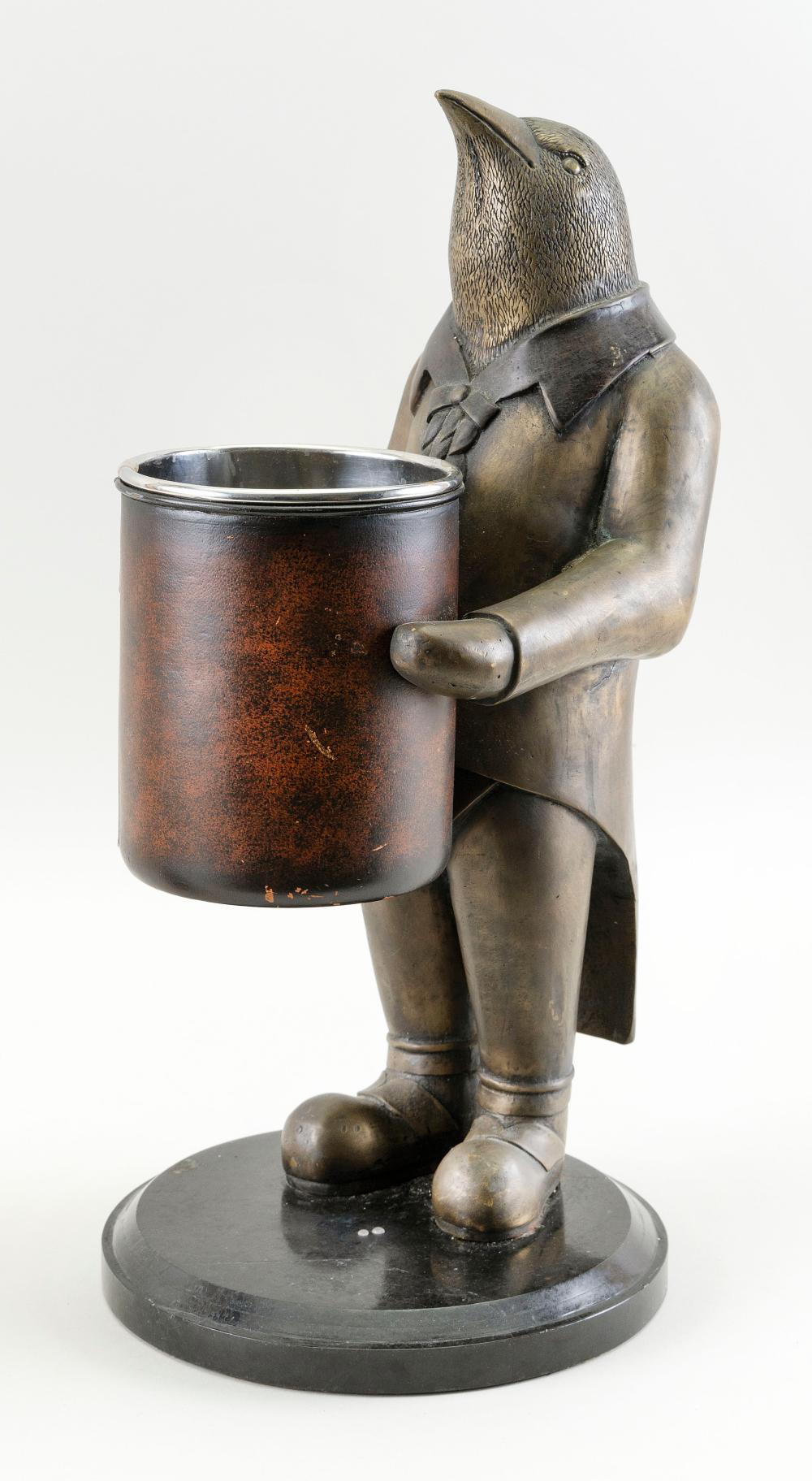 WINE BOTTLE HOLDER IN THE FORM OF A