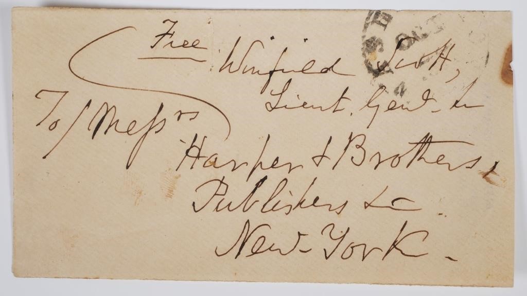 WINFIELD SCOTT, FREE FRANK