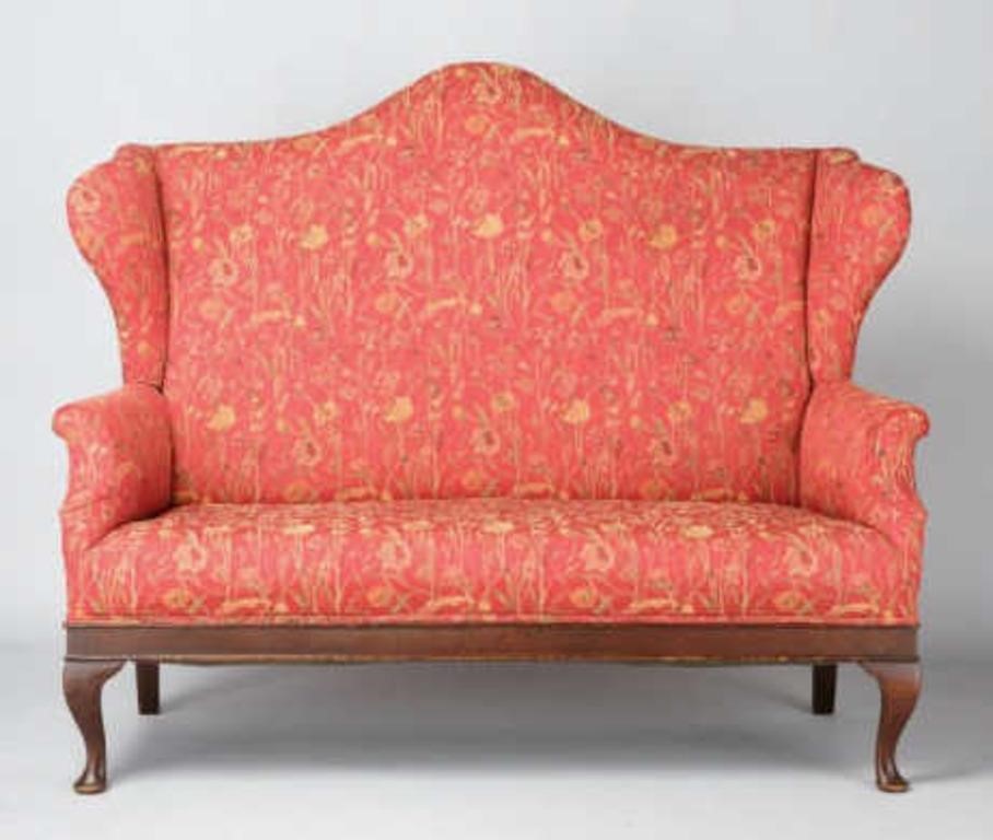 WINGBACK LOVESEATAn upholstered