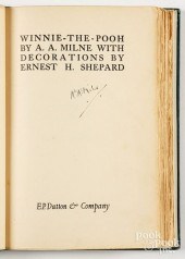 WINNIE-THE-POOH, SIGNED BY THE