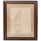WINSLOW HOMER CHALK DRAWING ST