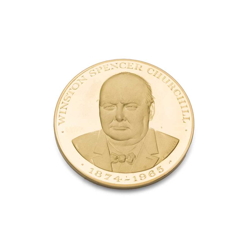 WINSTON CHURCHILL - A LARGE GOLD