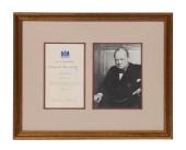 WINSTON CHURCHILL SIGNED 1946