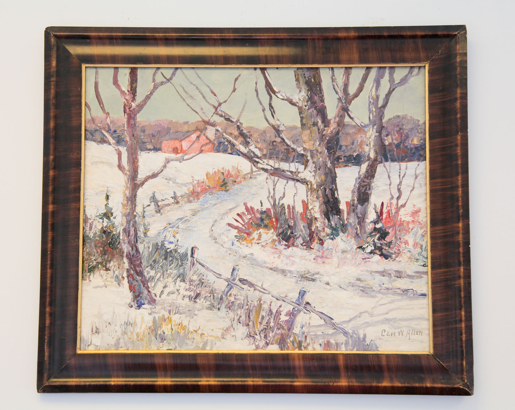 WINTER FARM LANDSCAPE (AMERICAN 
