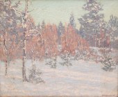 WINTER LANDSCAPE BY ALFRED JAN