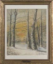Winter Landscape by Carl Brenn