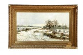 WINTER LANDSCAPE BY EDWARD STR