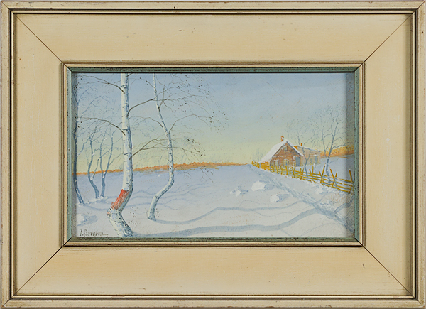 Winter Landscape by Gulbrand Sether