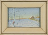 Winter Landscape by Gulbrand S