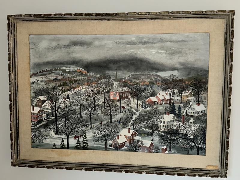 WINTER LANDSCAPE - PERKINVILLE VT