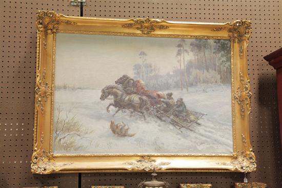 WINTER SCENE BY EDWARD PIERZYNSKI