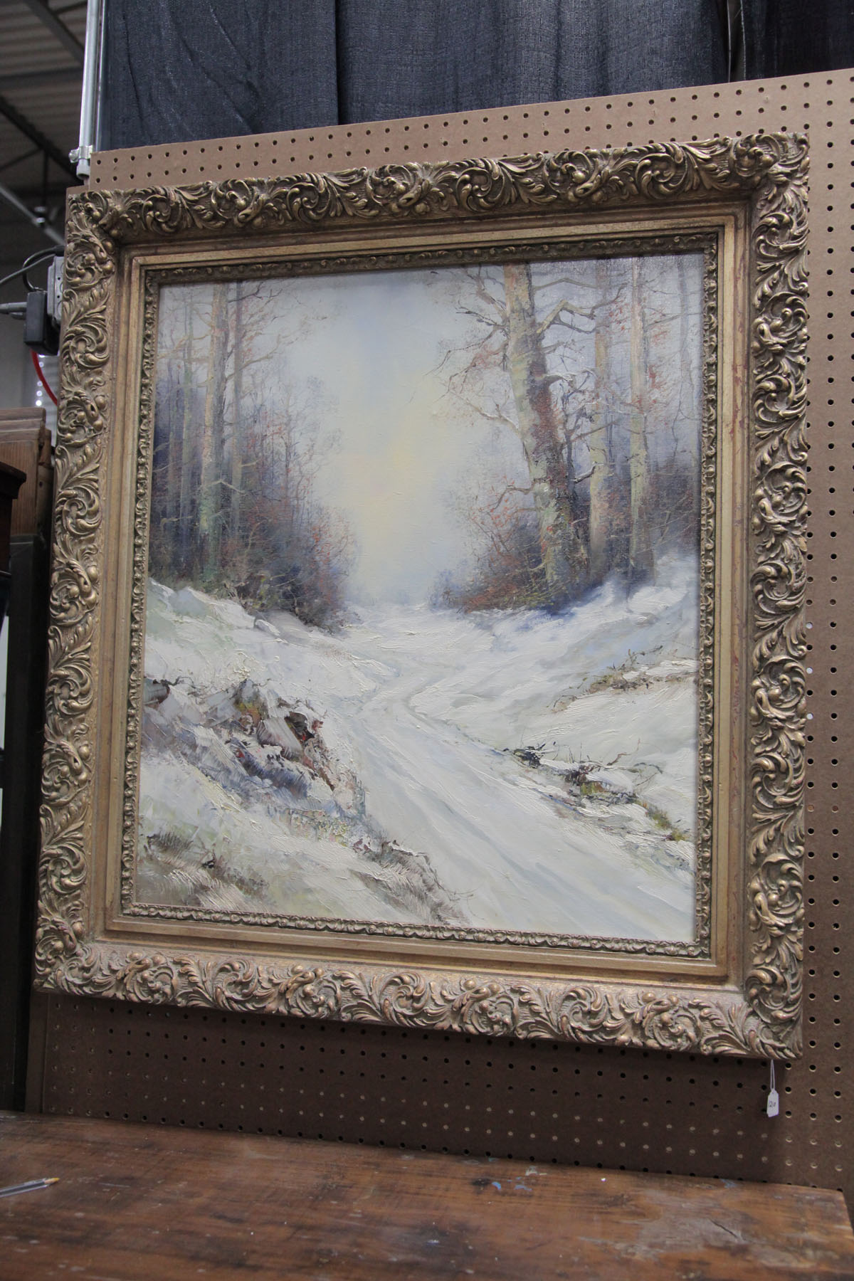 WINTER SCENE BY KORT (B. 1928) 