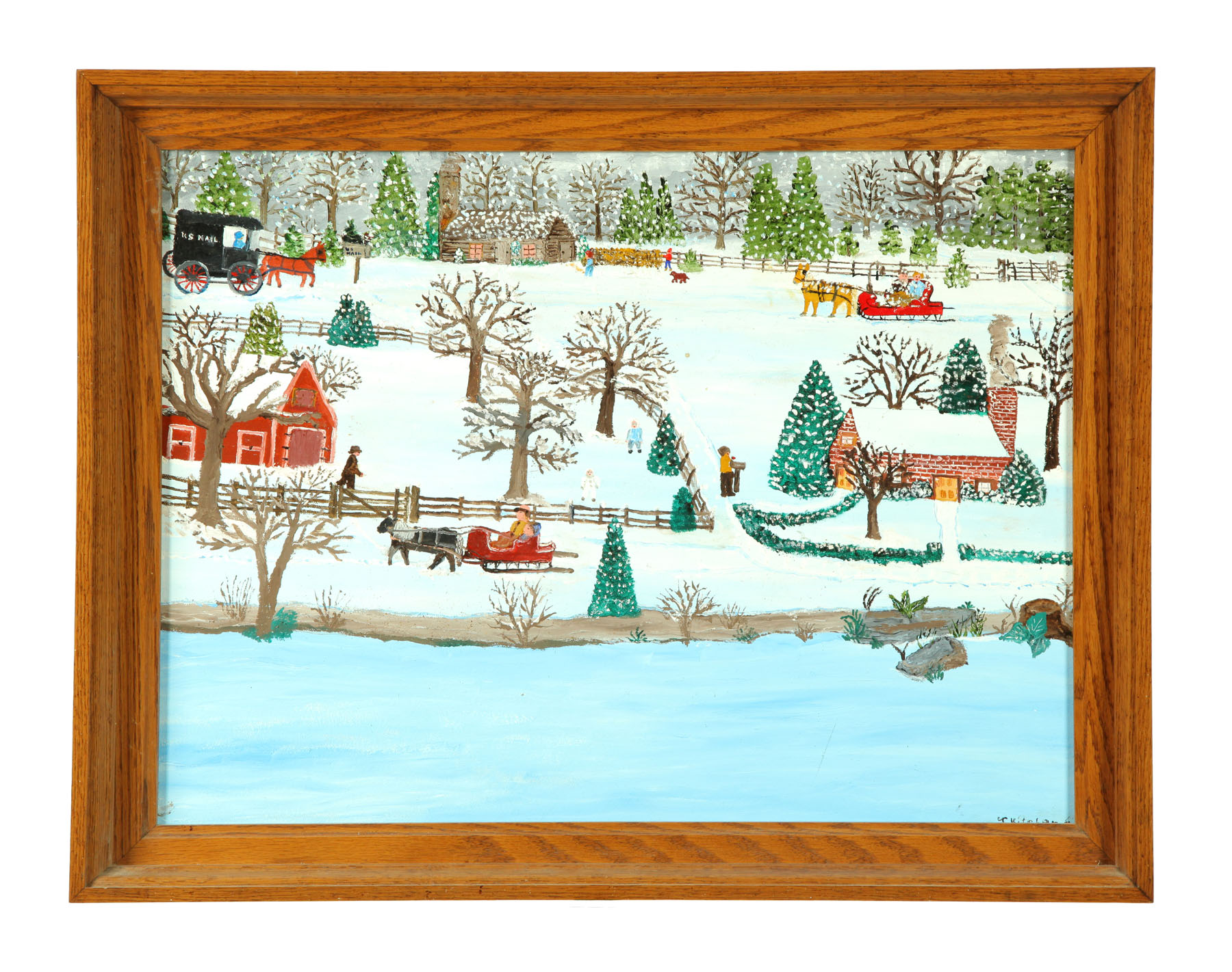 WINTER SCENE BY TELLA KITCHEN (OHIO
