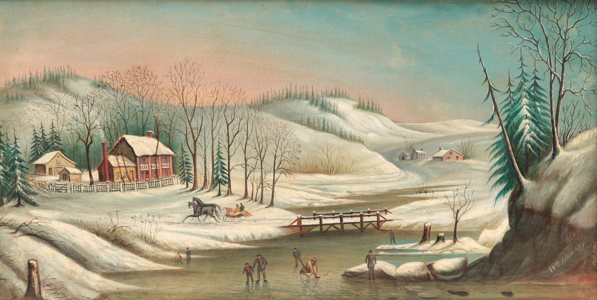 WINTER SCENE BY WILLIAM HAWLEY