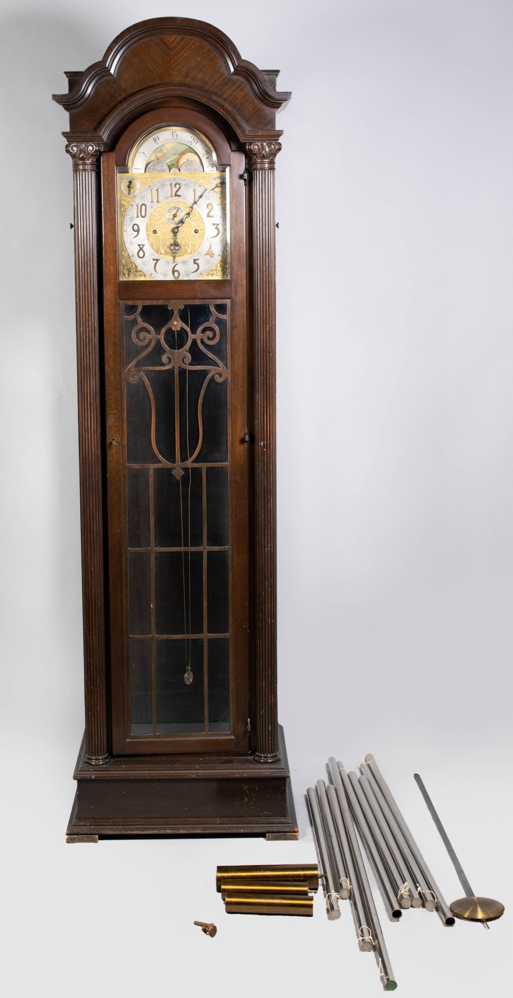 WINTERHALDEN & HOFMEIER HALL CLOCK,