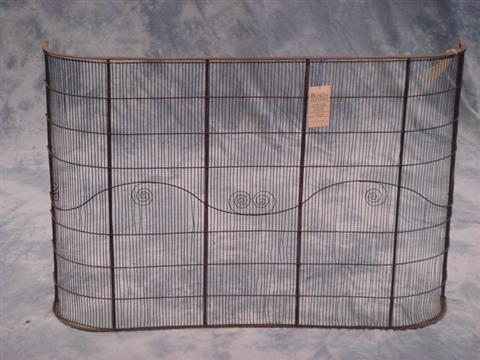Wire and brass fire fender with