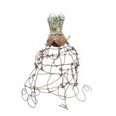 "WIRE DRESS", CERAMIC CORSET O