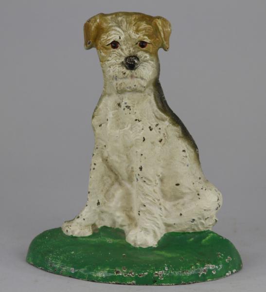 WIREHAIRED FOX TERRIER DOORSTOP