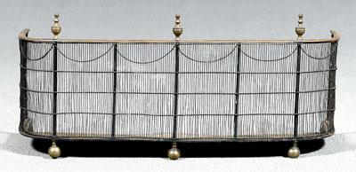 Wirework screen, swag border