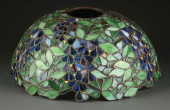 WISTERIA LEADED GLASS LAMP SHA