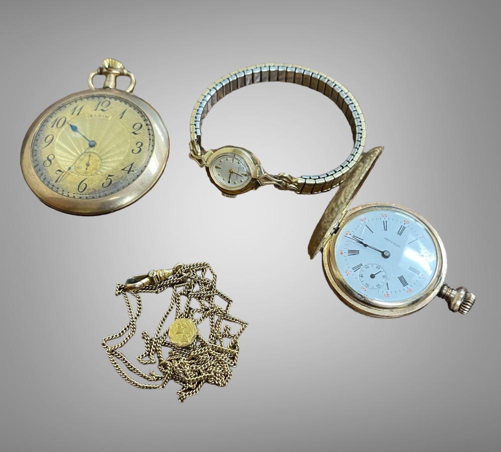 WITTNAUER 14-KARAT YELLOW-GOLD CASE