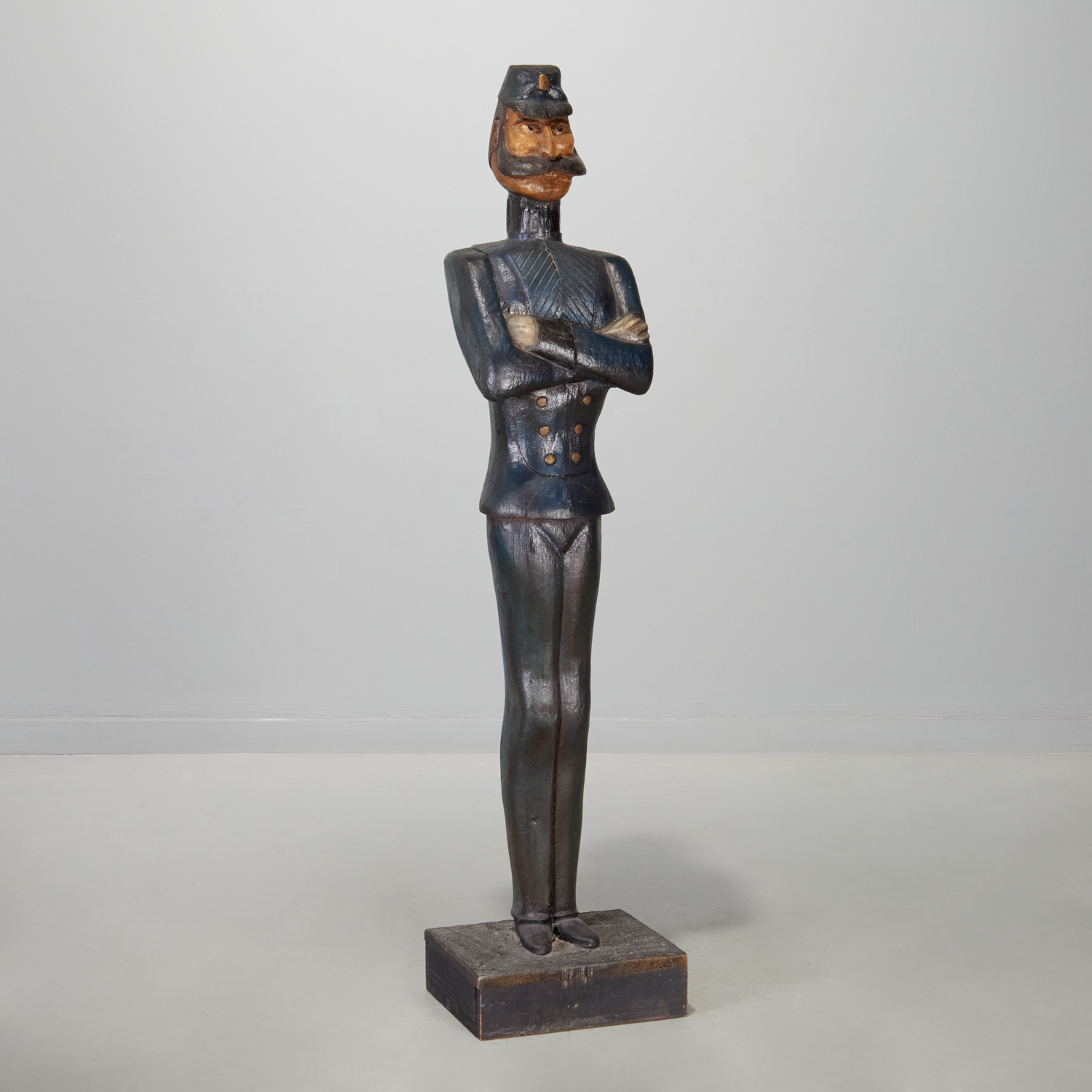 W.J. HUEBRE, LARGE FOLK ART