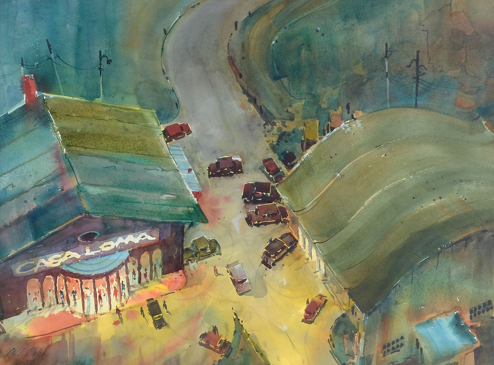 W.L. MOHR CASA LOMA WATERCOLOR