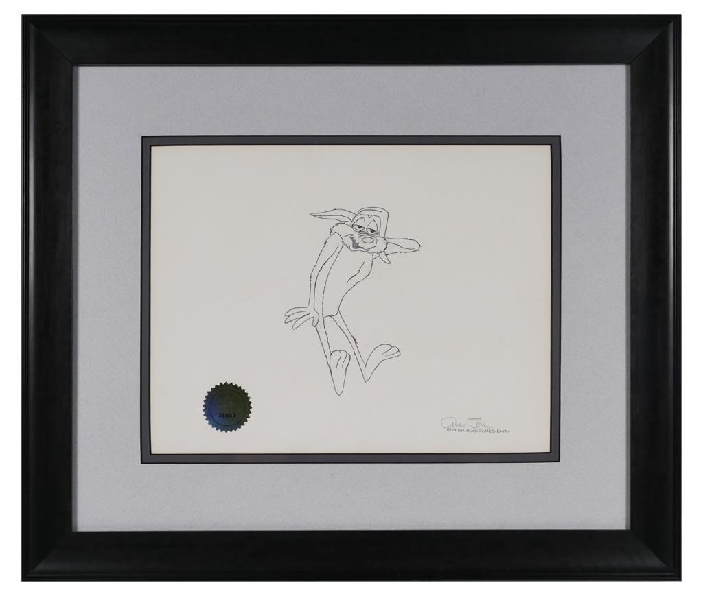 WLLE E. COYOTE SKETCH BY CHUCK