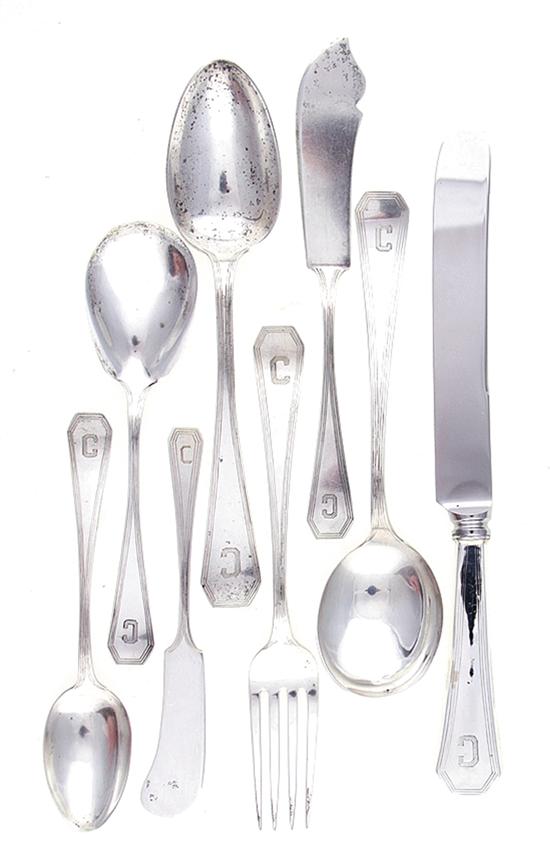 Wm. B. Faber sterling flatware