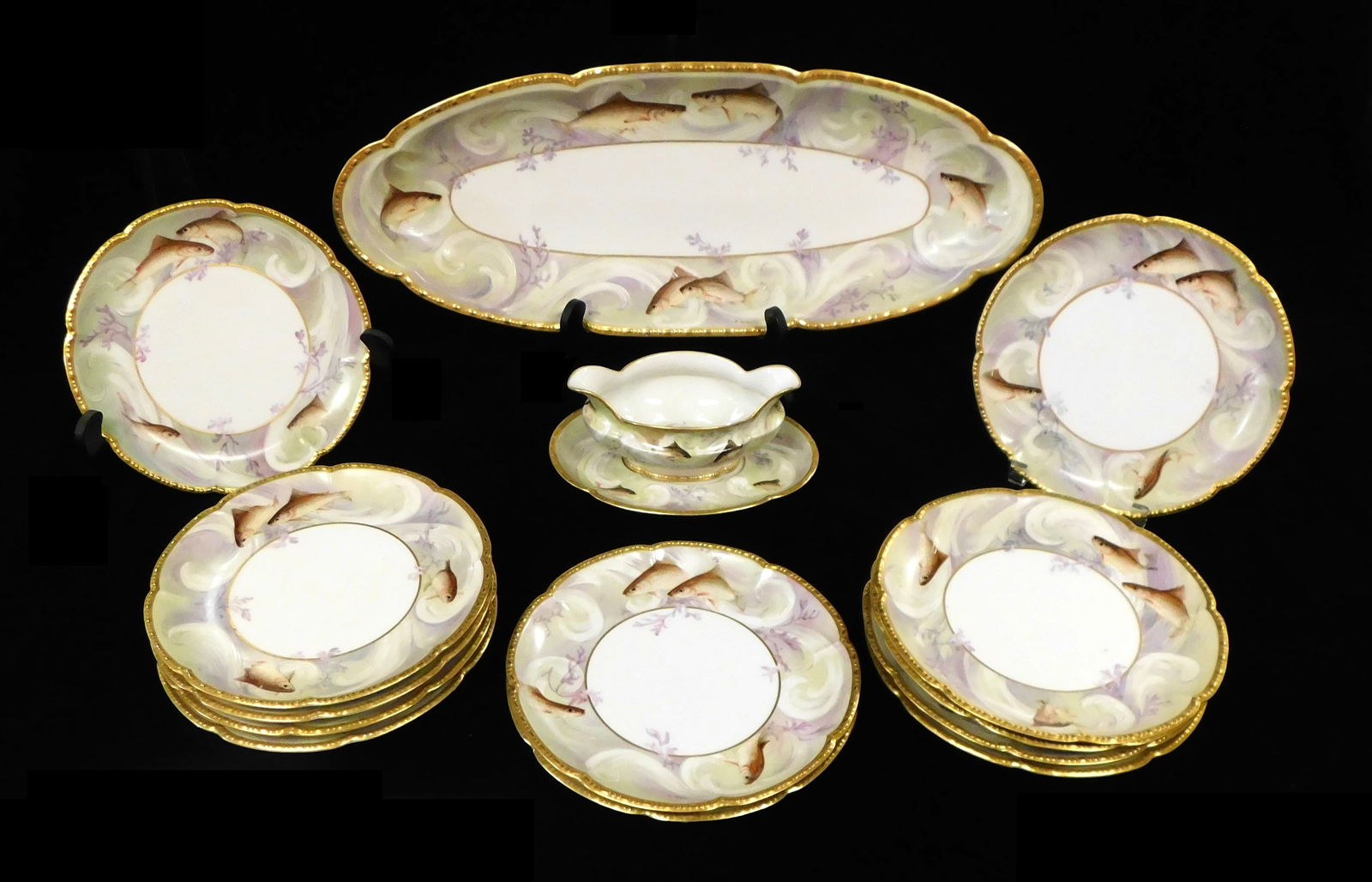 WM GUERIN & CO. LIMOGES, FOURTEEN