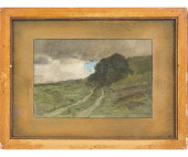 WM LANGSON LATHROP WATERCOLOR<